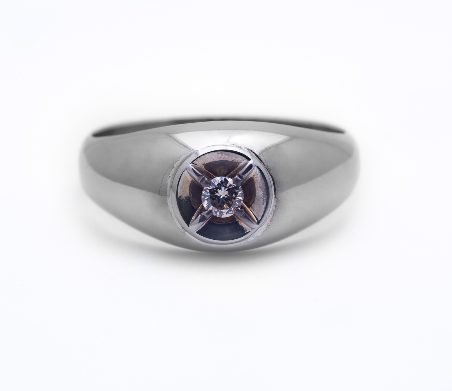 10k Gold Ring with Diamond. Size - 12