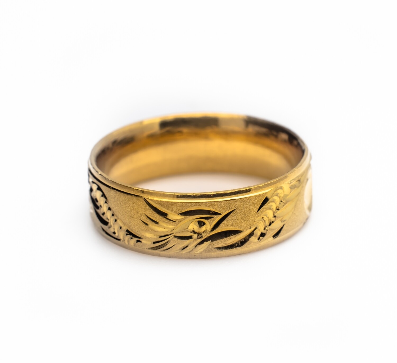 24k Gold Ring Size 6.5