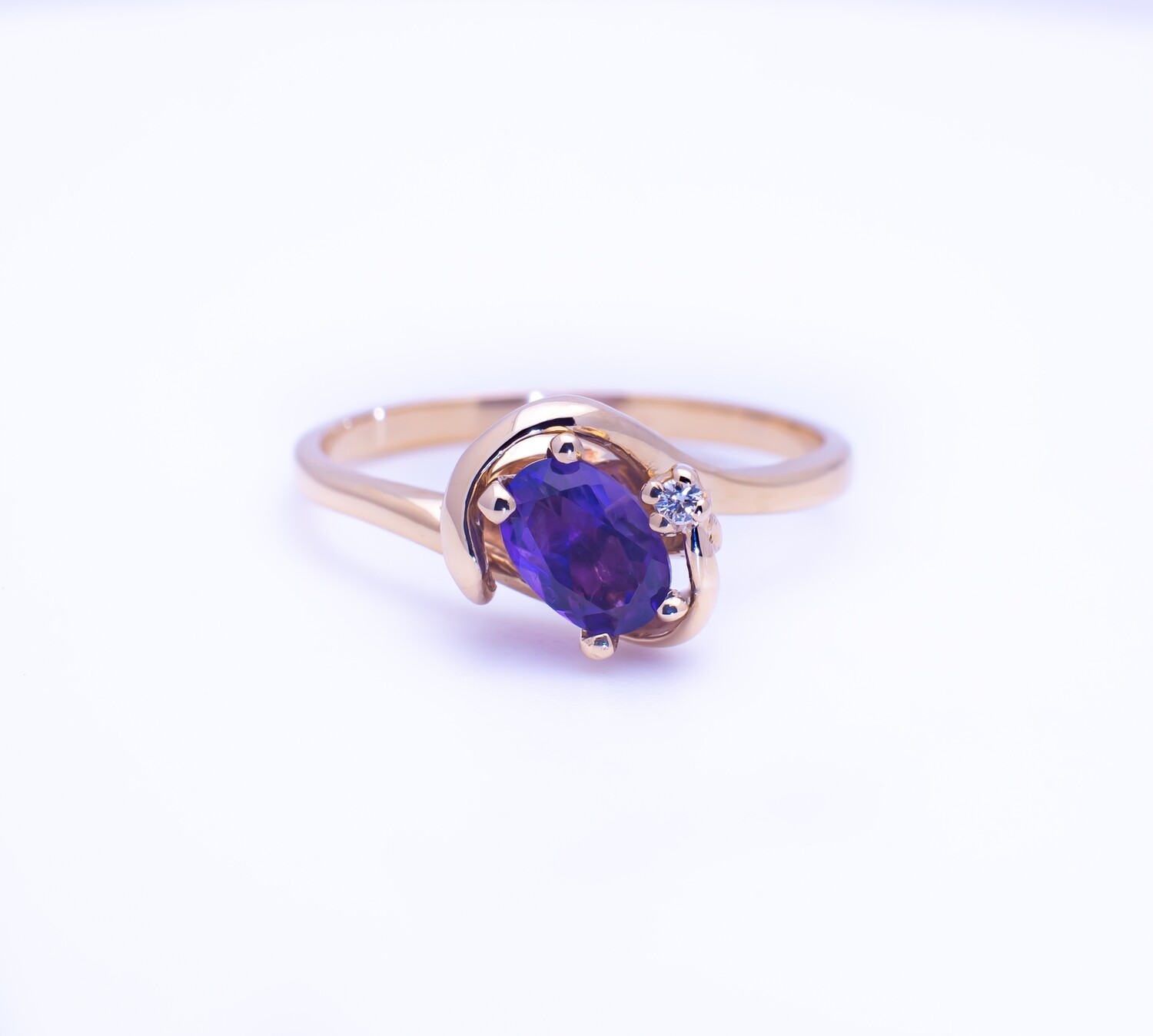 Gemstone &amp; Diamond Ring