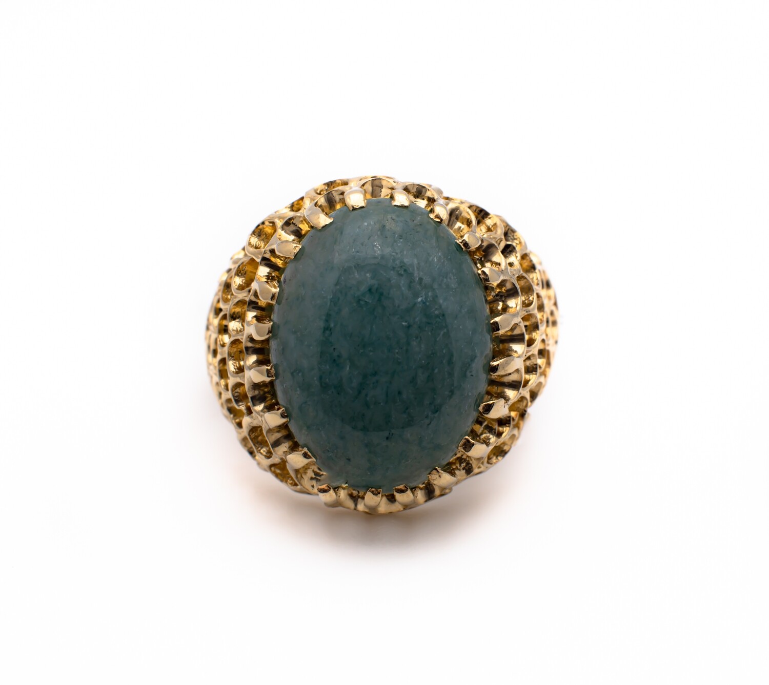 14k Gold Ring with Gemstone. Size - 7.0