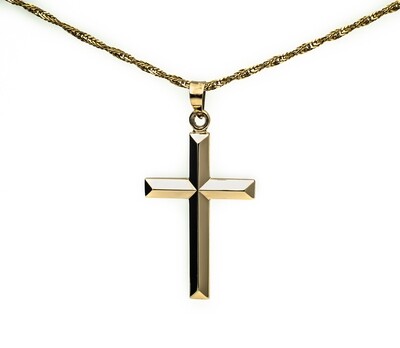 14k Gold Cross Pendant