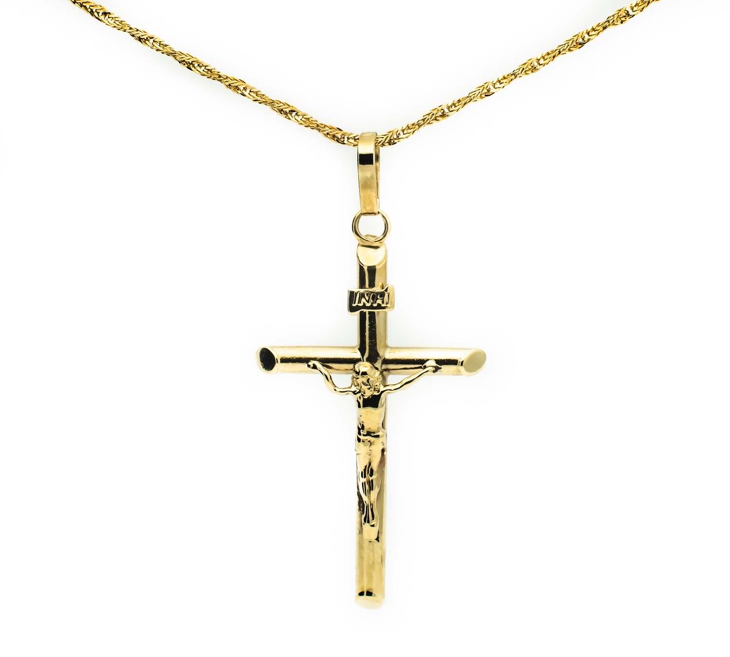 10k Gold Cross Pendant.