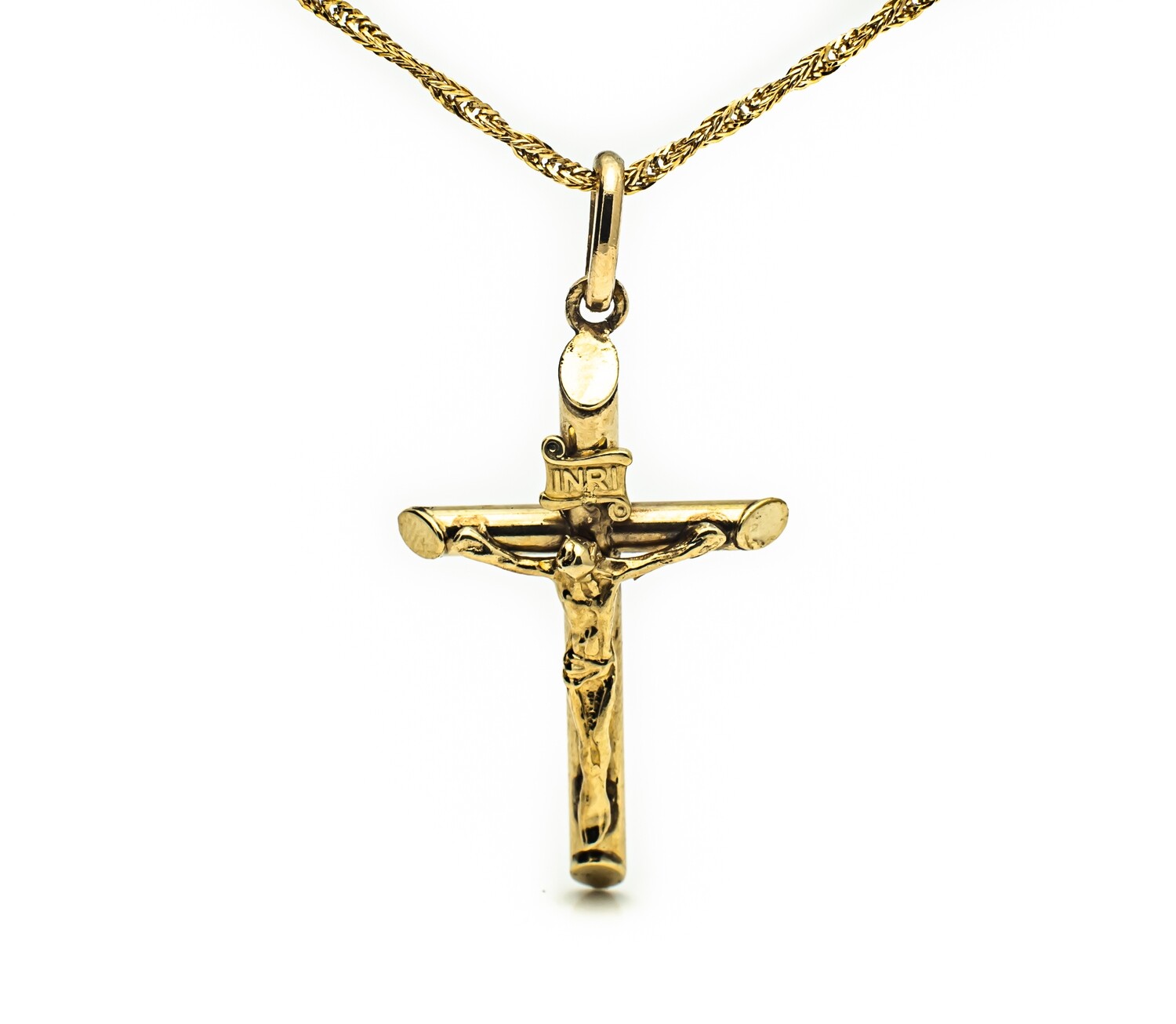 10k Gold Cross Pendant.