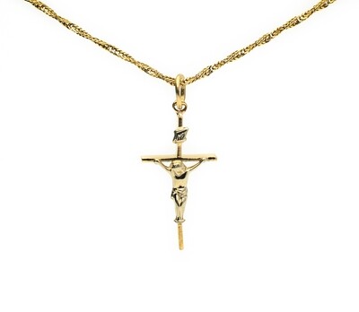 14k Gold Cross Pendant