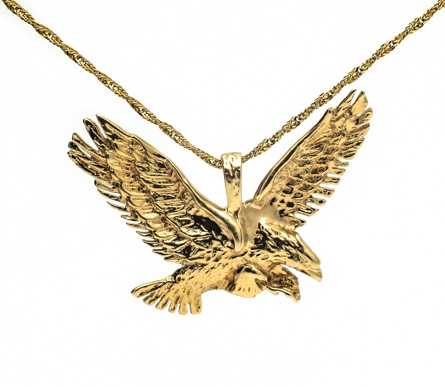 10k Gold Eagle Pendant.