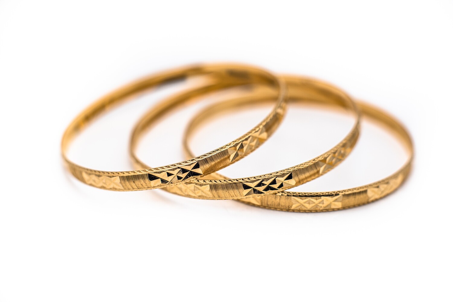 14k Gold Bracelet Set (3pcs)