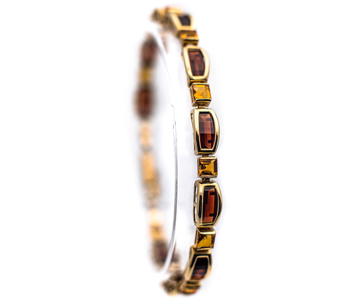 10K Gold Gemstone Bracelet
