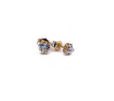 10k Gold Earrings with CZ stones
