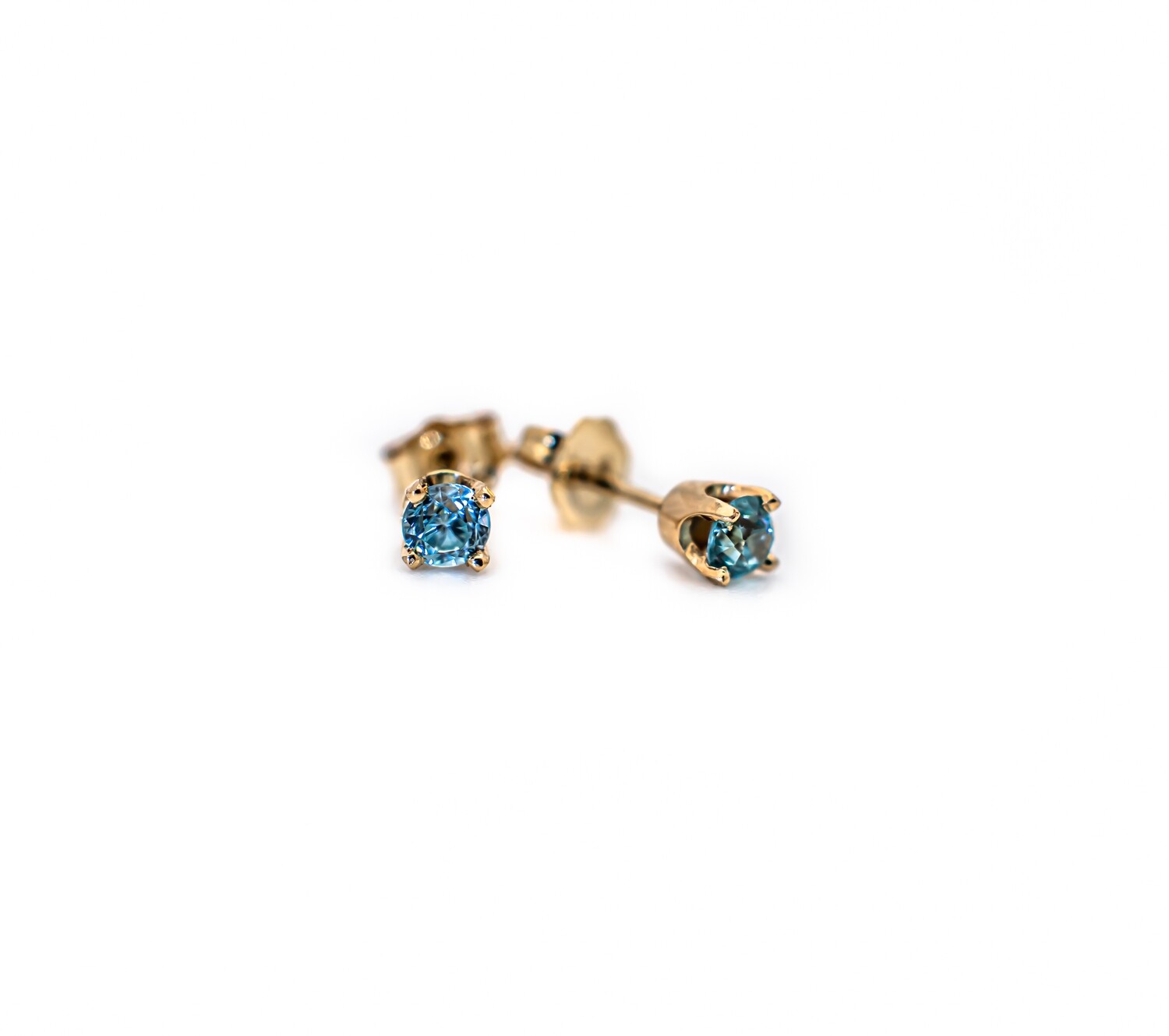 14k Gold Earrings with Gemstones