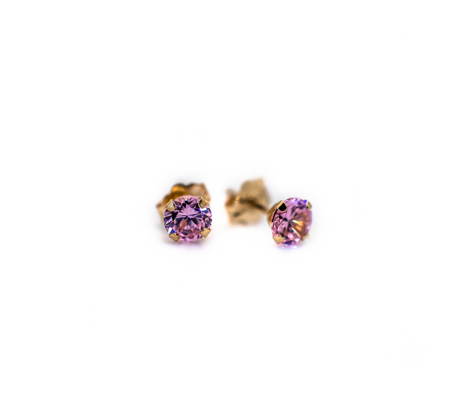 14k Gold Earrings with Gemstones