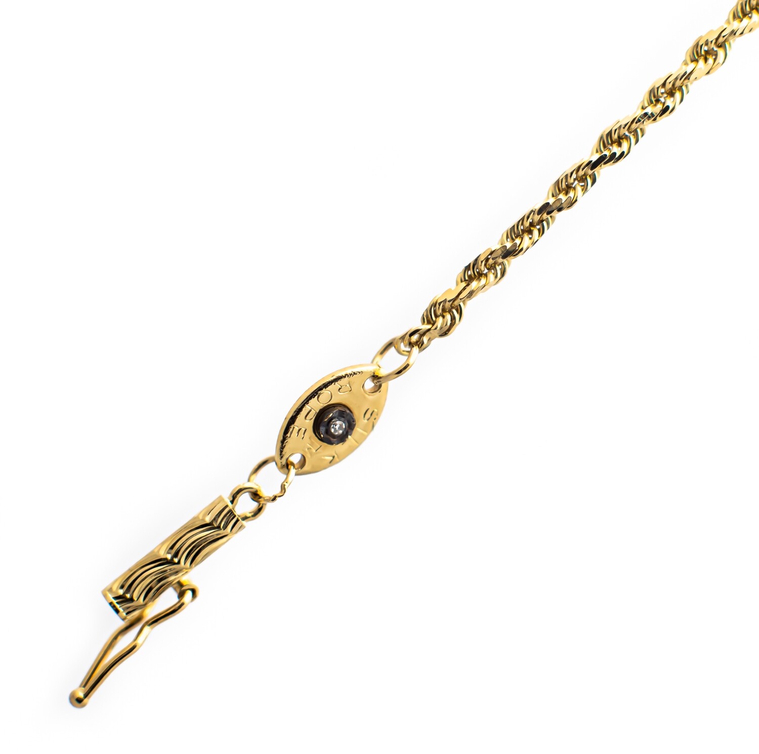 10K Yellow Gold Rope Chain