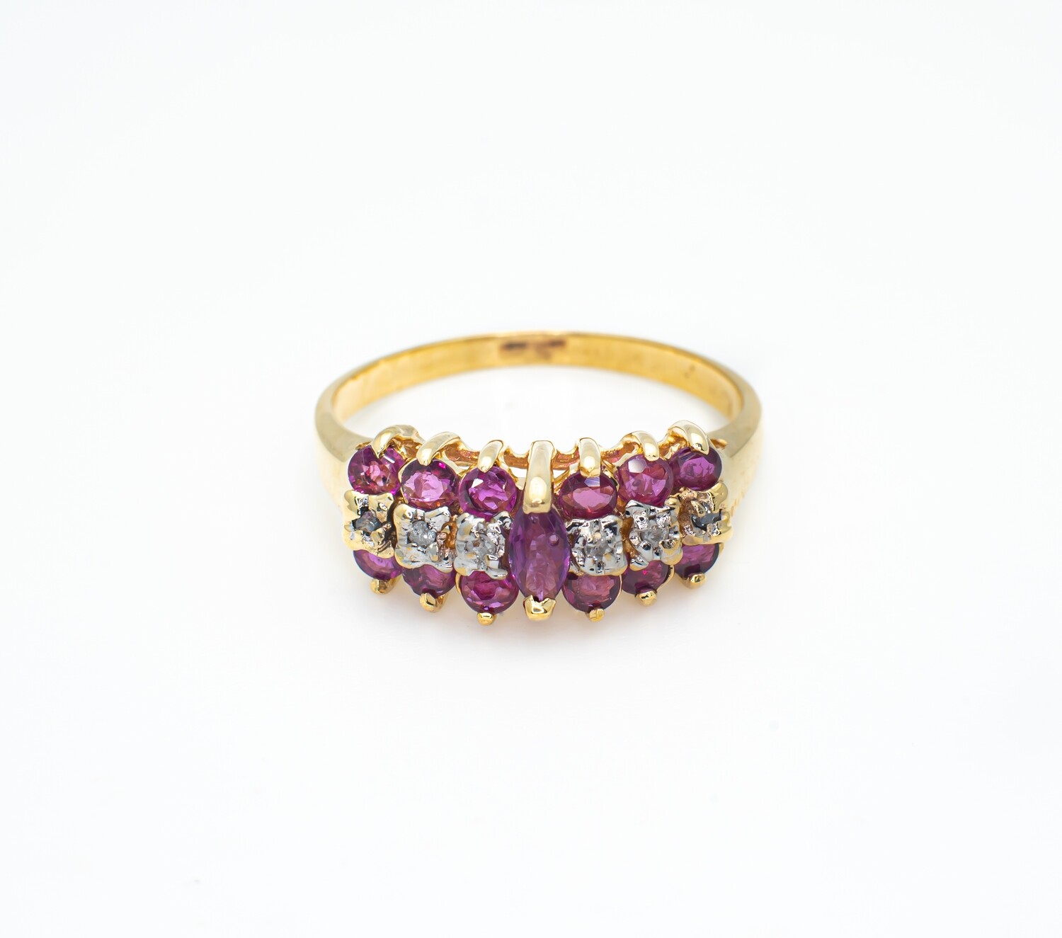 10k Gold Ring with Diamonds