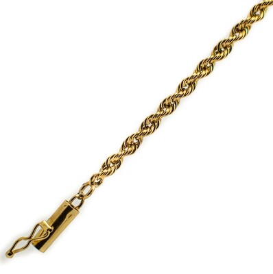 14K Yellow Gold Rope Chain