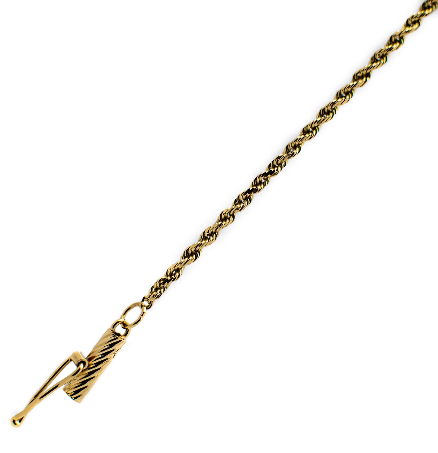 14K Yellow Gold Wheat Chain