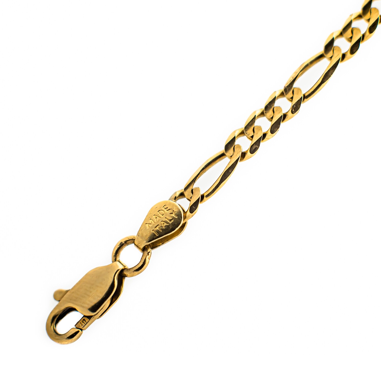 14k Yellow Gold Figaro Chain