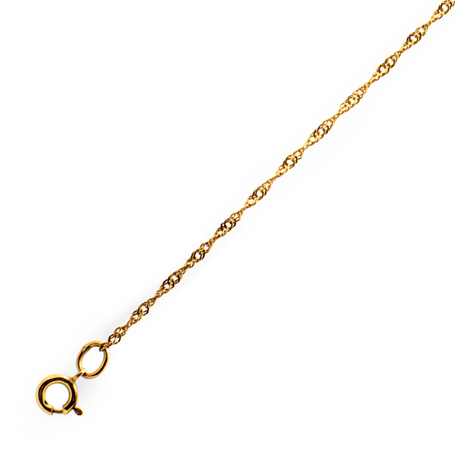 14K Yellow Gold Figaro Chain