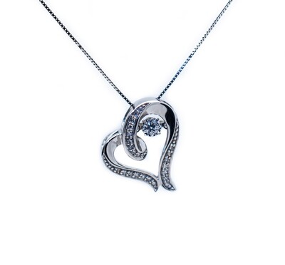 10k Gold Chain and Diamond Pendant