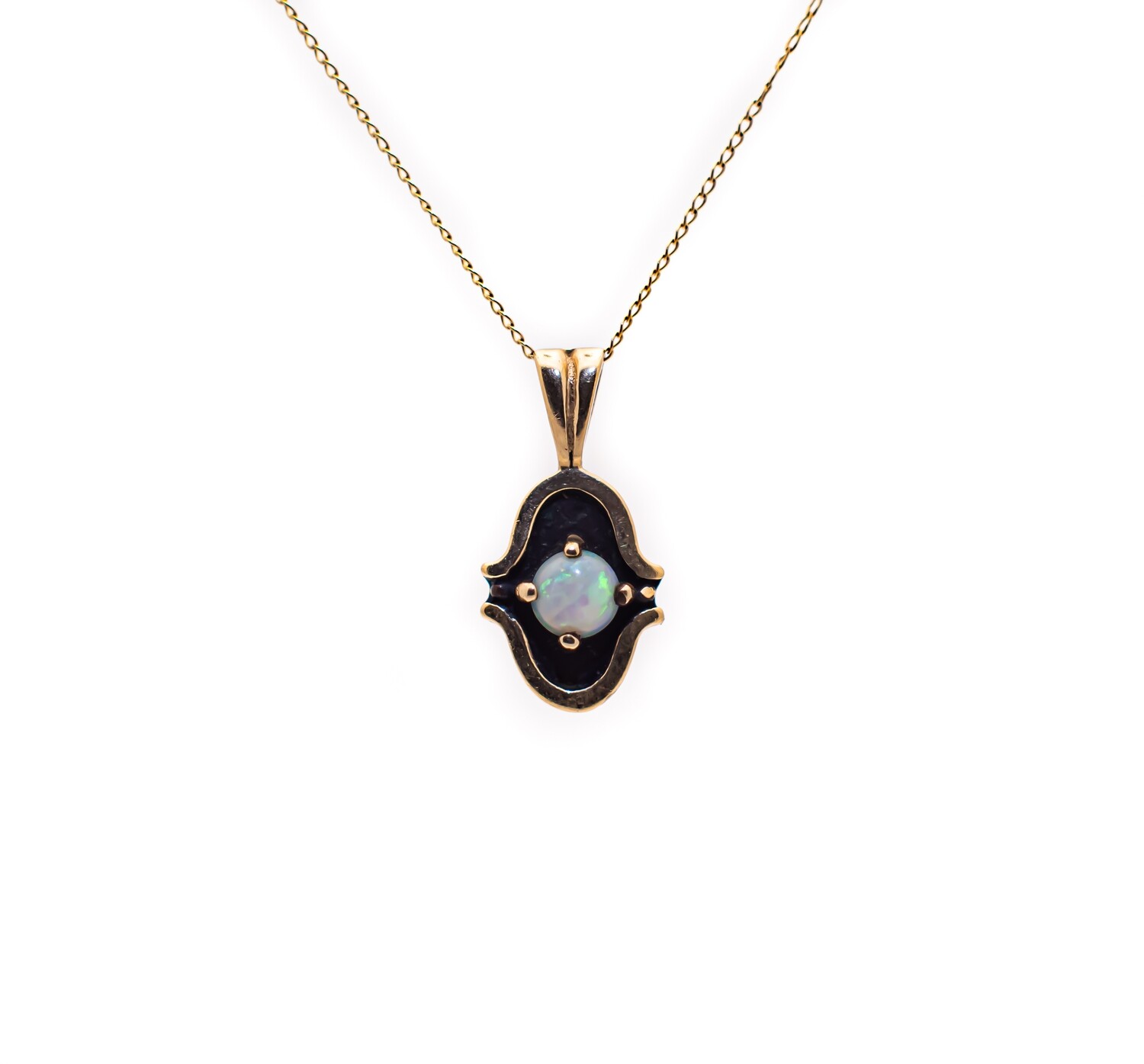 Gemstone Gold Pendant