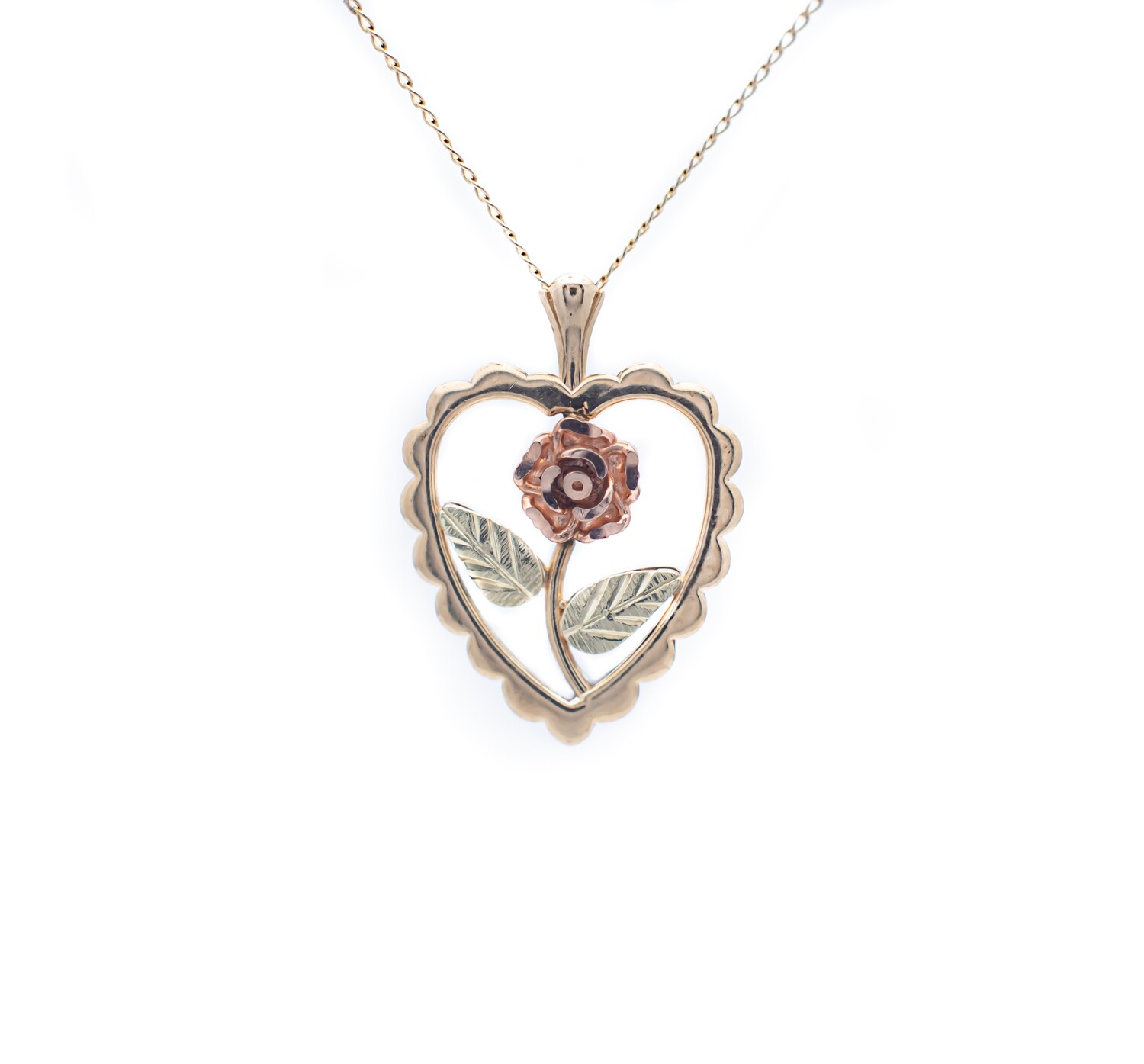 14k Gold Heart Pendant