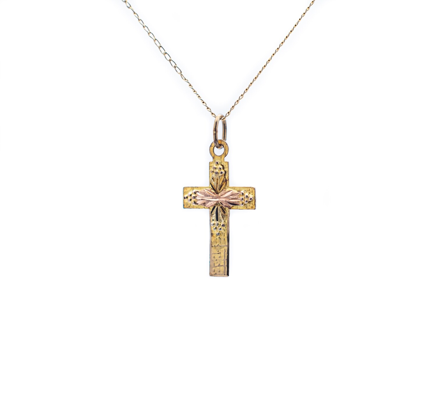 10k Gold Cross.