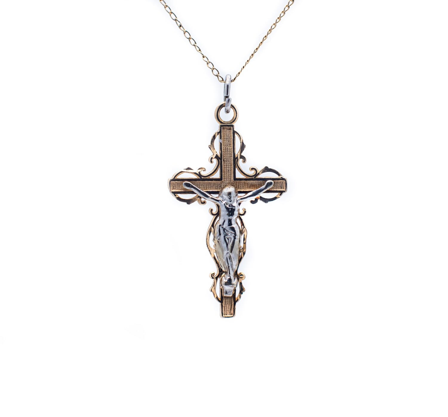 14k Gold Cross.