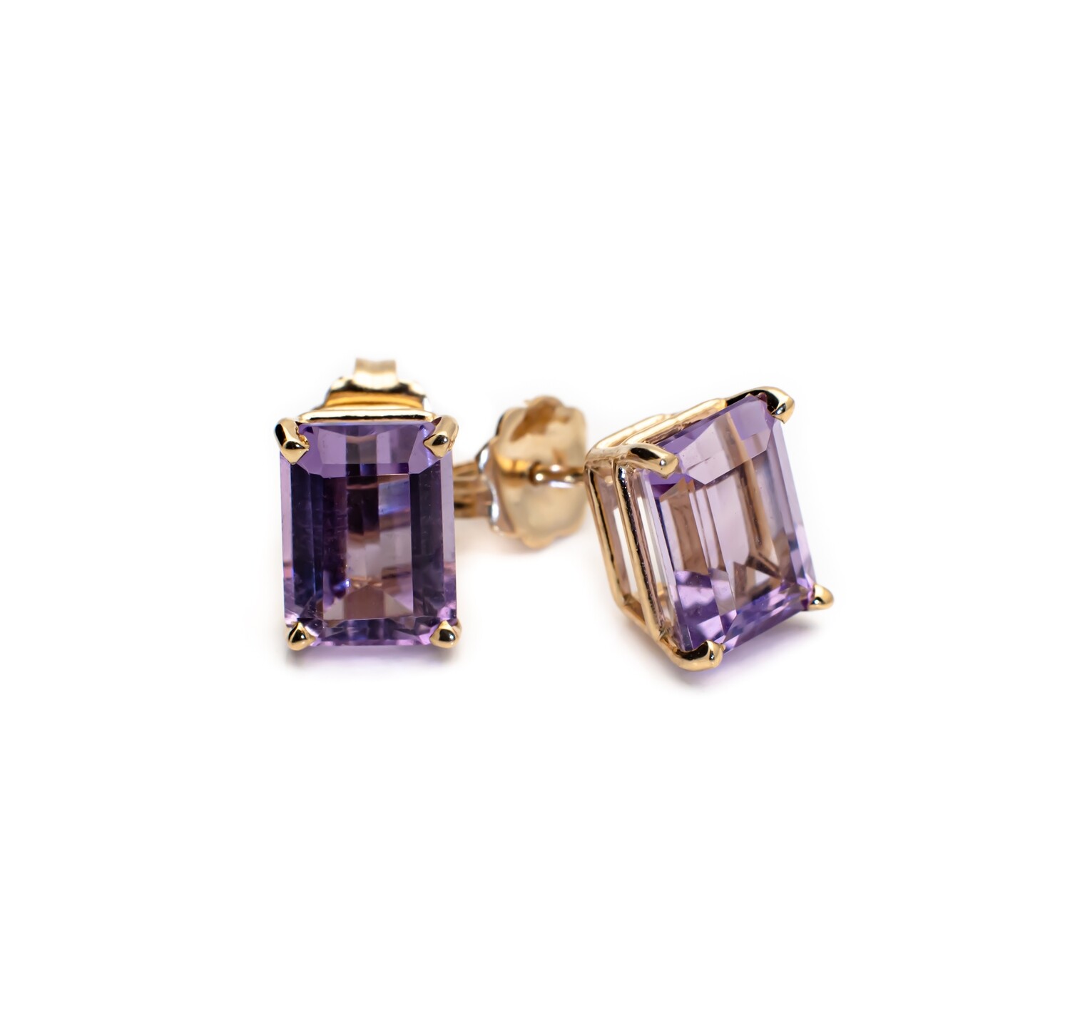 Gemstone Gold Earrings