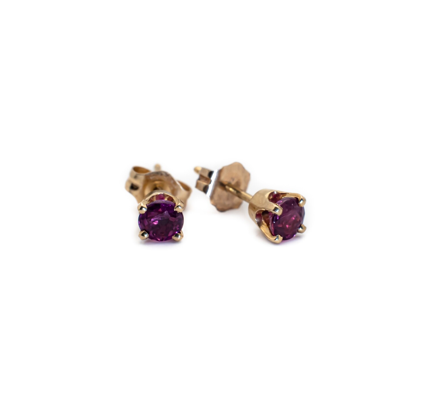 14k Gold Earrings with Gemstones