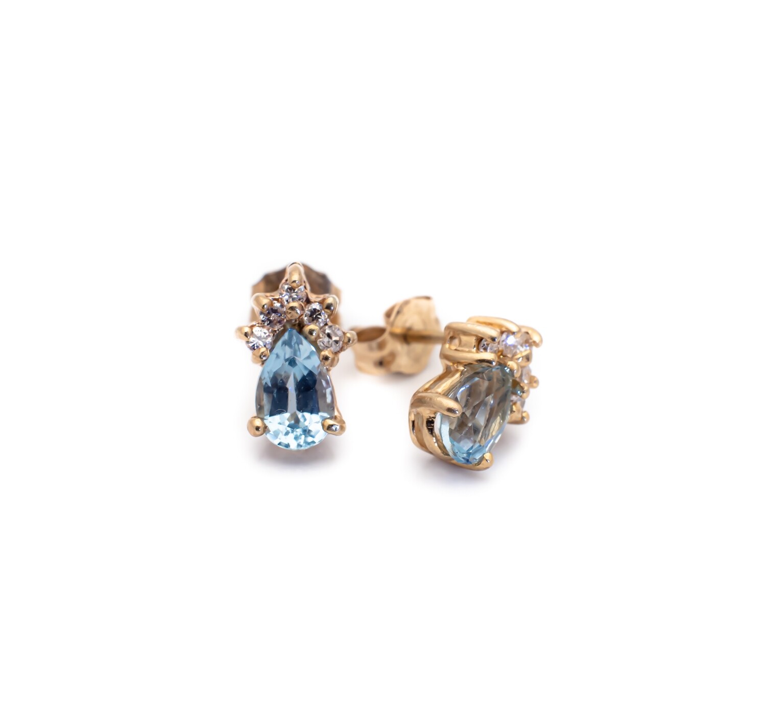 Gemstone &amp; Diamond Earrings