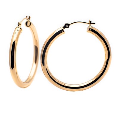 Simple Gold Earrings