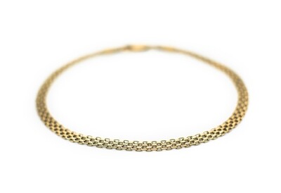 14K Yellow Gold Bismark-Link Bracelet