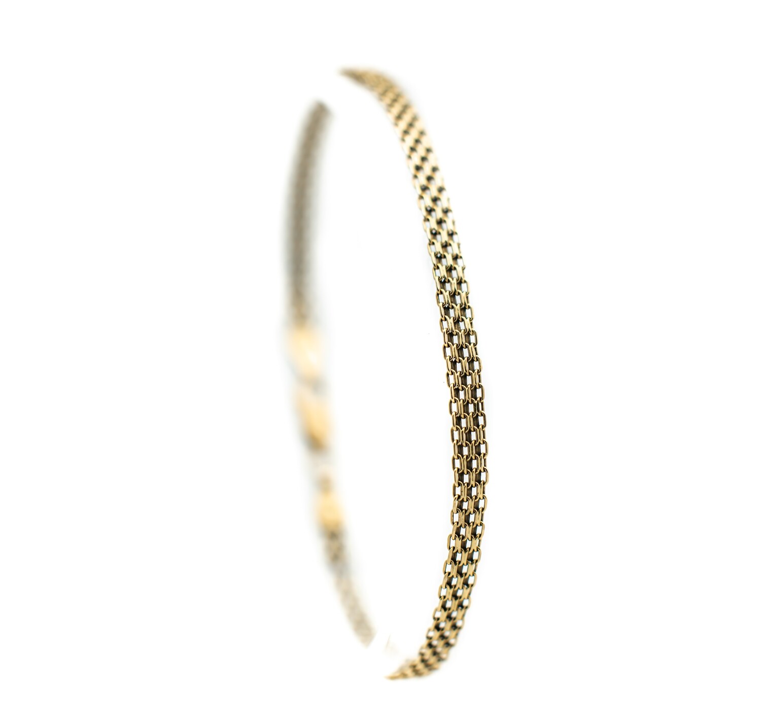 14K Yellow Gold Bismark-Link Bracelet