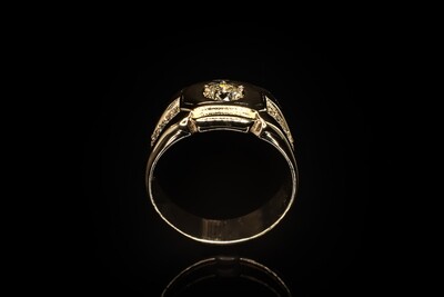 Bead Set Diamond Ring