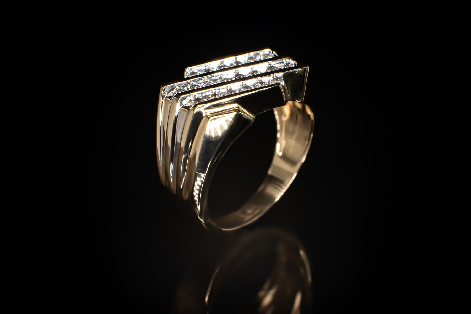 10k Yellow Gold Diamond Ring
