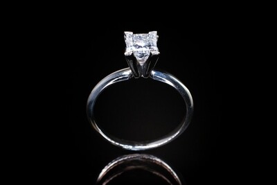 Princess Cut Solitaire Ring