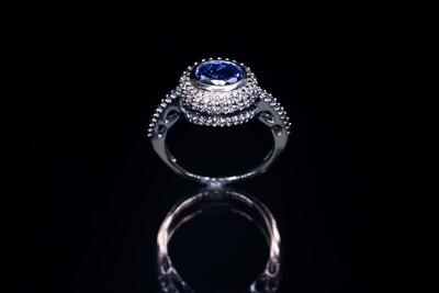Bezel Set Tanzanite Ring
