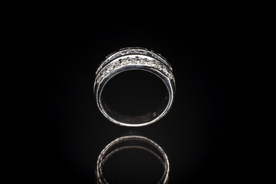 14k Gold Ring with Diamonds