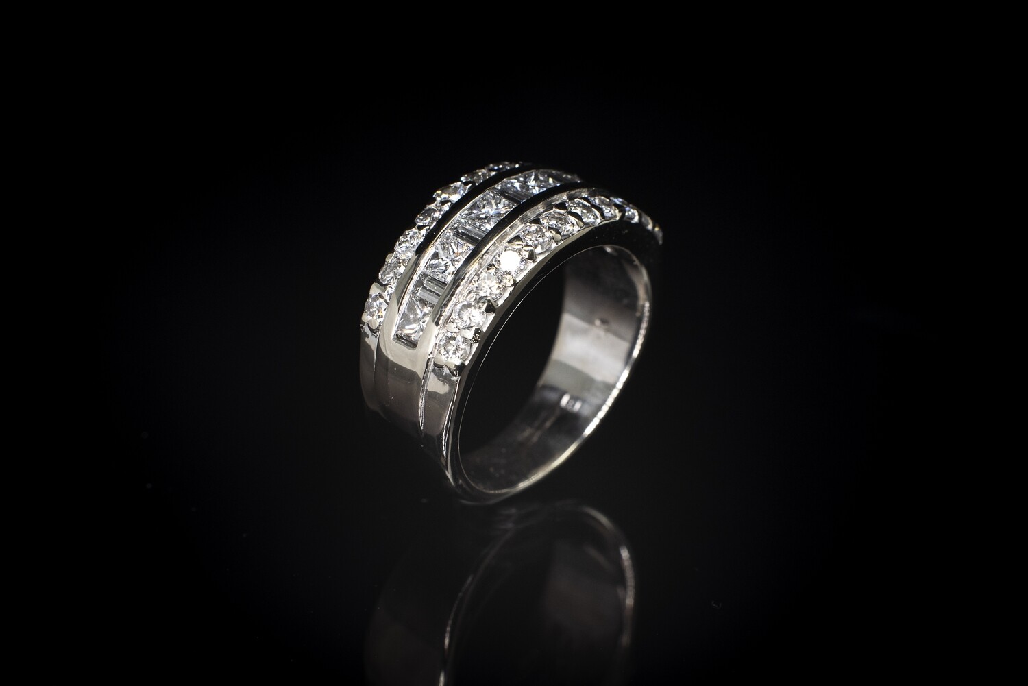 14k Gold Ring with Diamonds