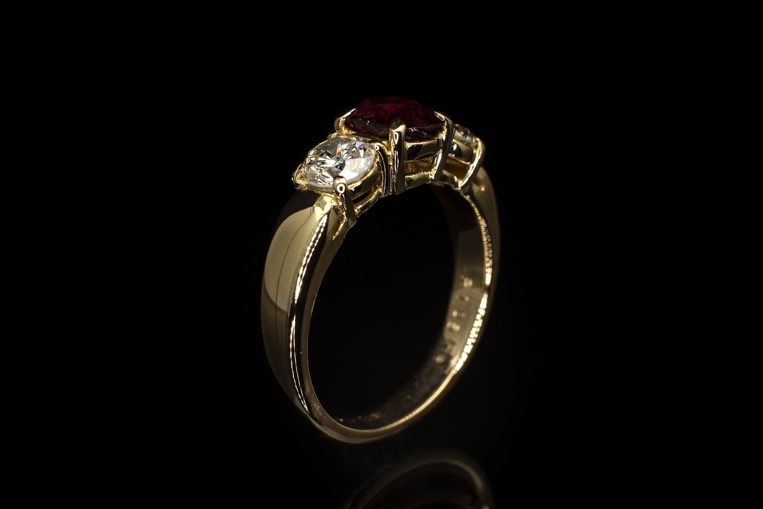 Ruby and Diamond Accent Ring