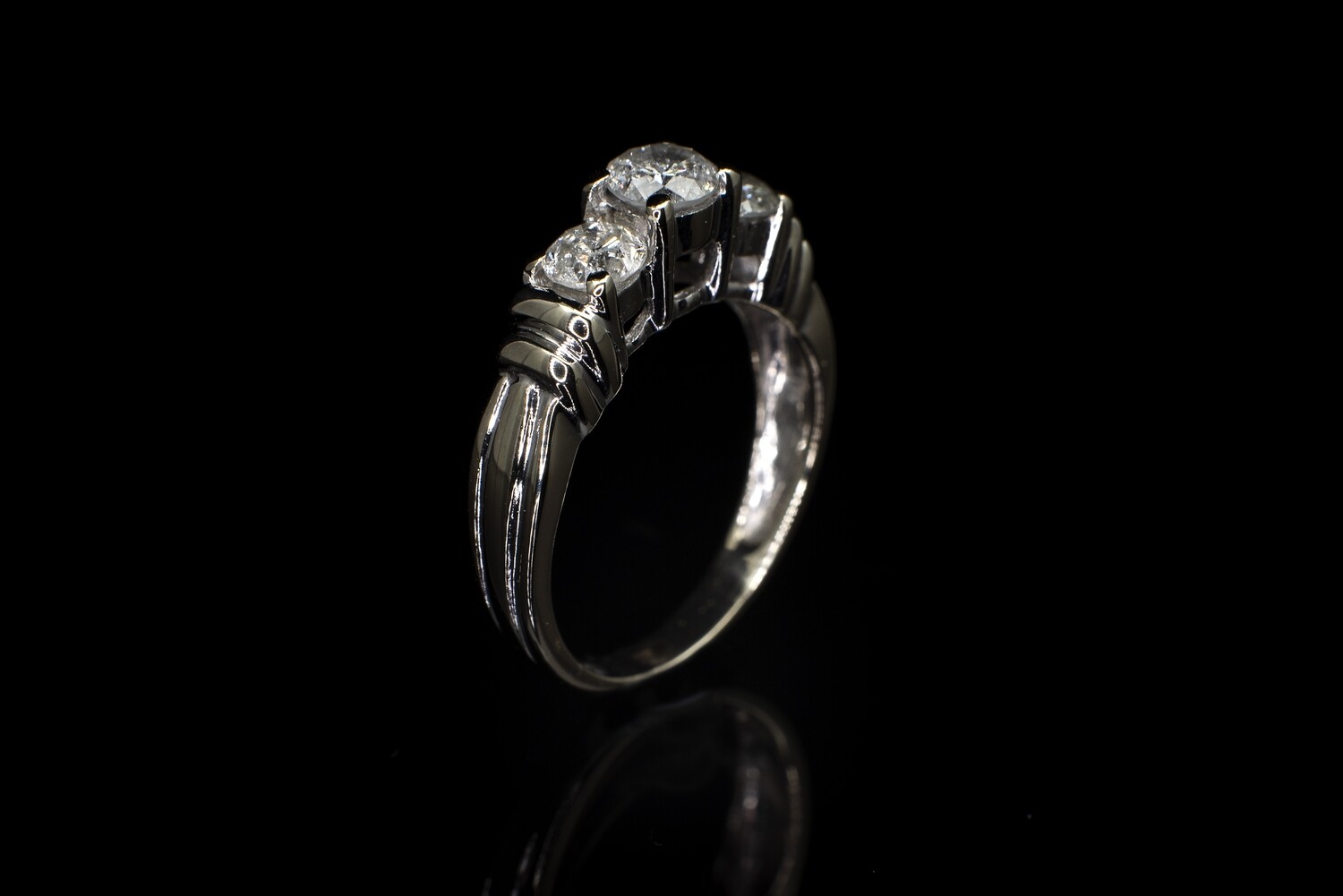 Three-Stone Diamond Ring
