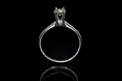 Platinum Solitaire Diamond Ring