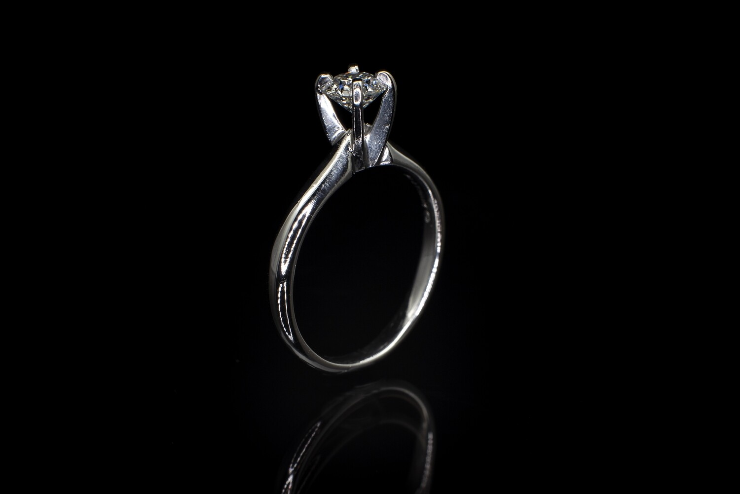 Platinum Solitaire Diamond Ring
