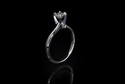 Platinum Solitaire Diamond Ring