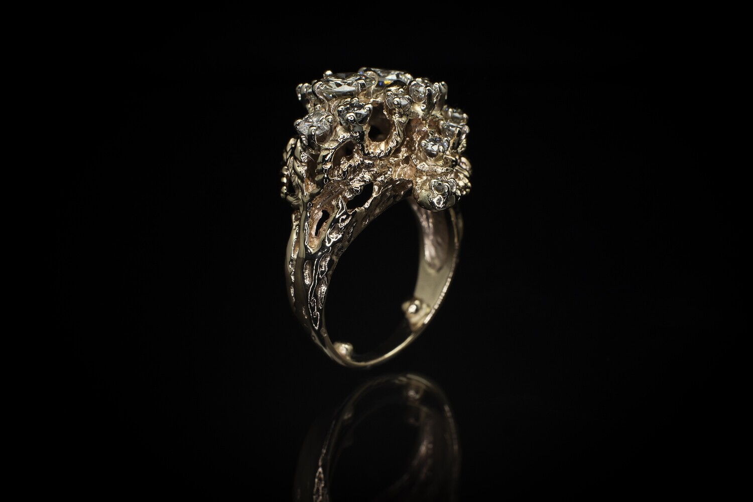 Classic Gold Diamond Ring