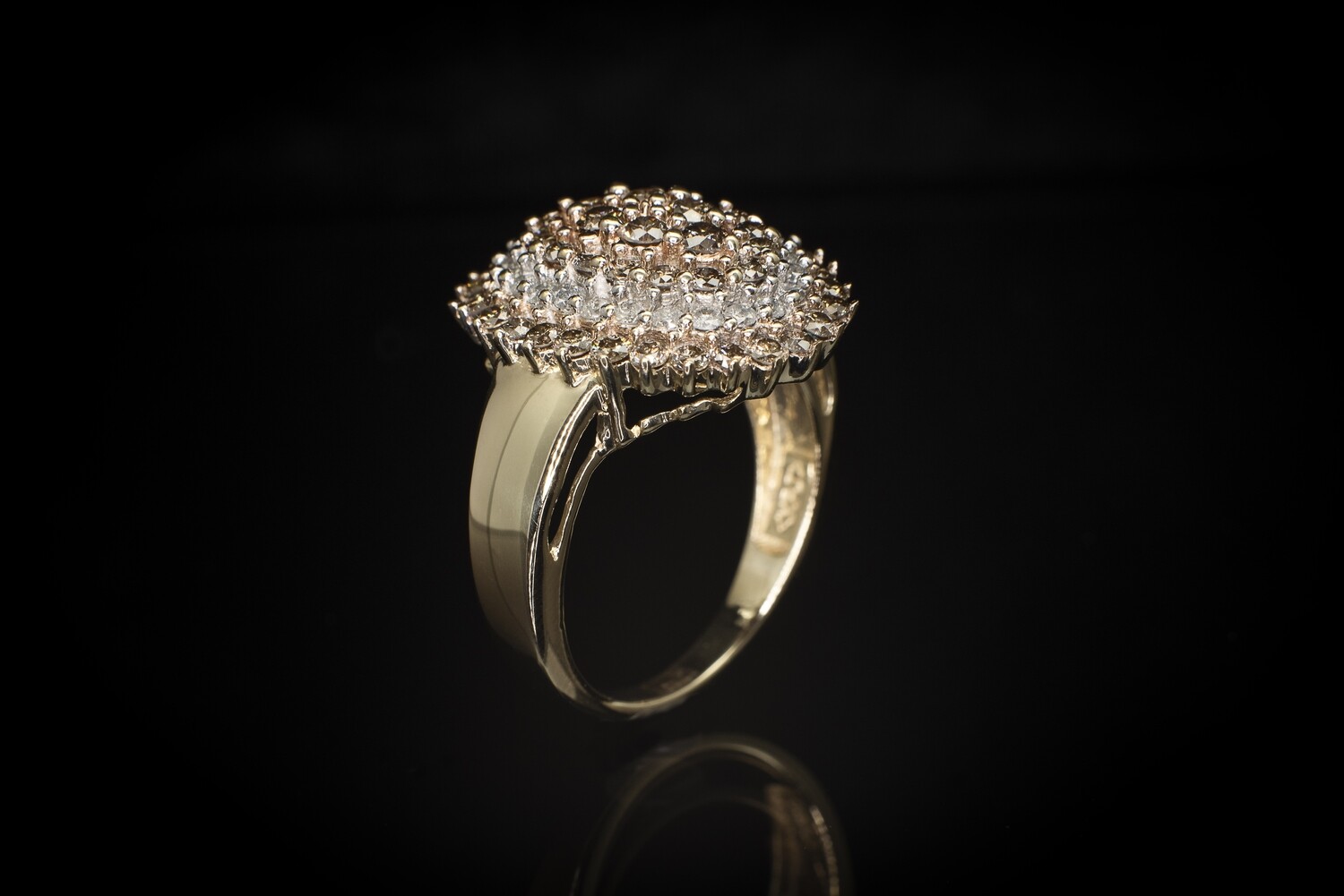 Cluster Style Diamond Ring
