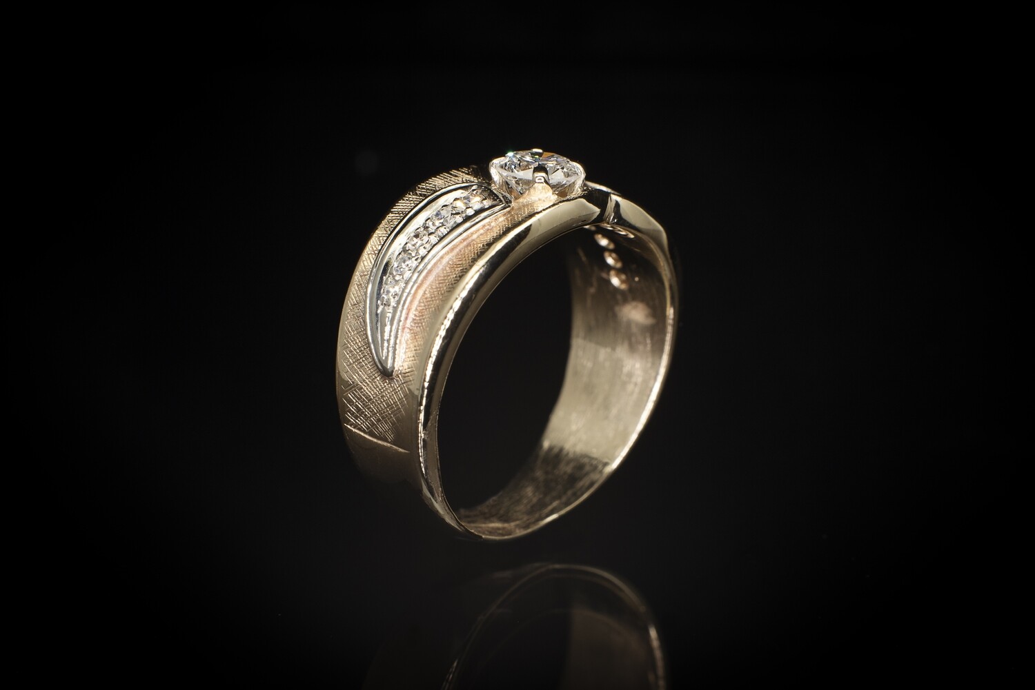 Dual Diamond Accent Ring