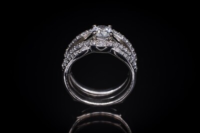 Brilliant Cut Solitaire Set