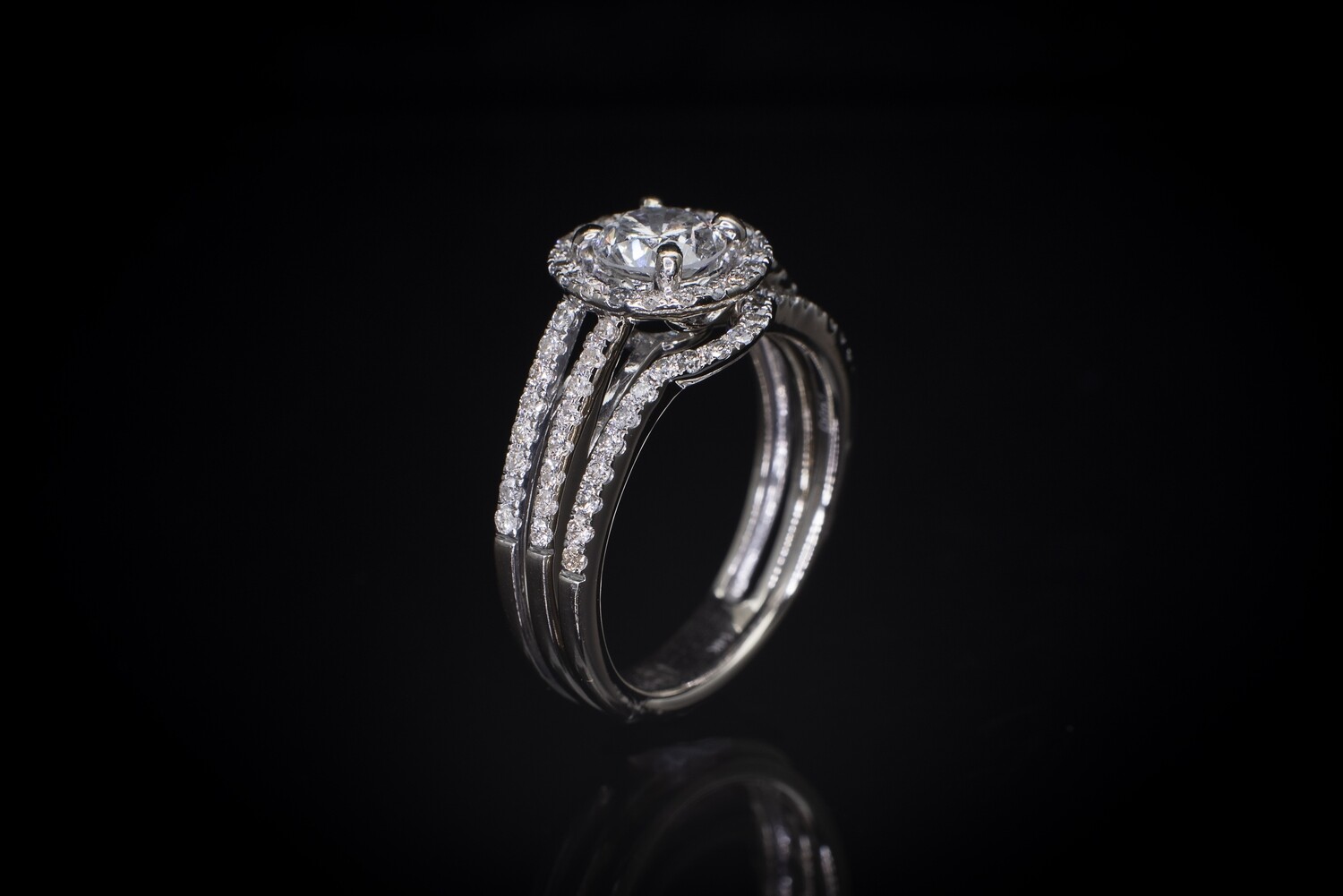 Vintage Diamond Cluster Ring