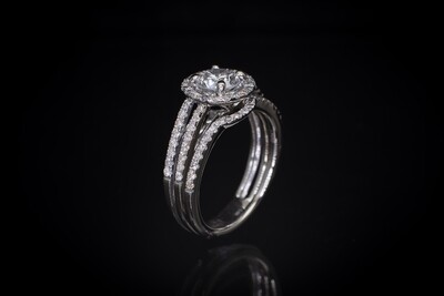 Vintage Diamond Cluster Ring