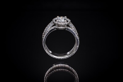 Vintage Diamond Cluster Ring