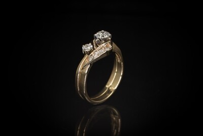 Two Ring Wedding Set